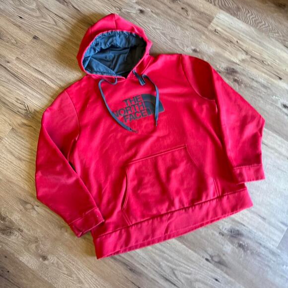 The North Face Men's Vibrant Red Hoodie - Picture 6 of 8